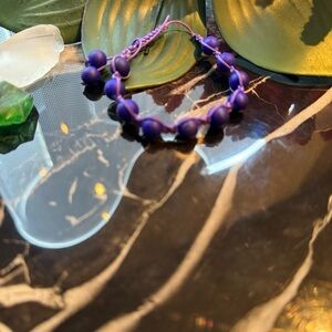 Purple Beaded Bracelet